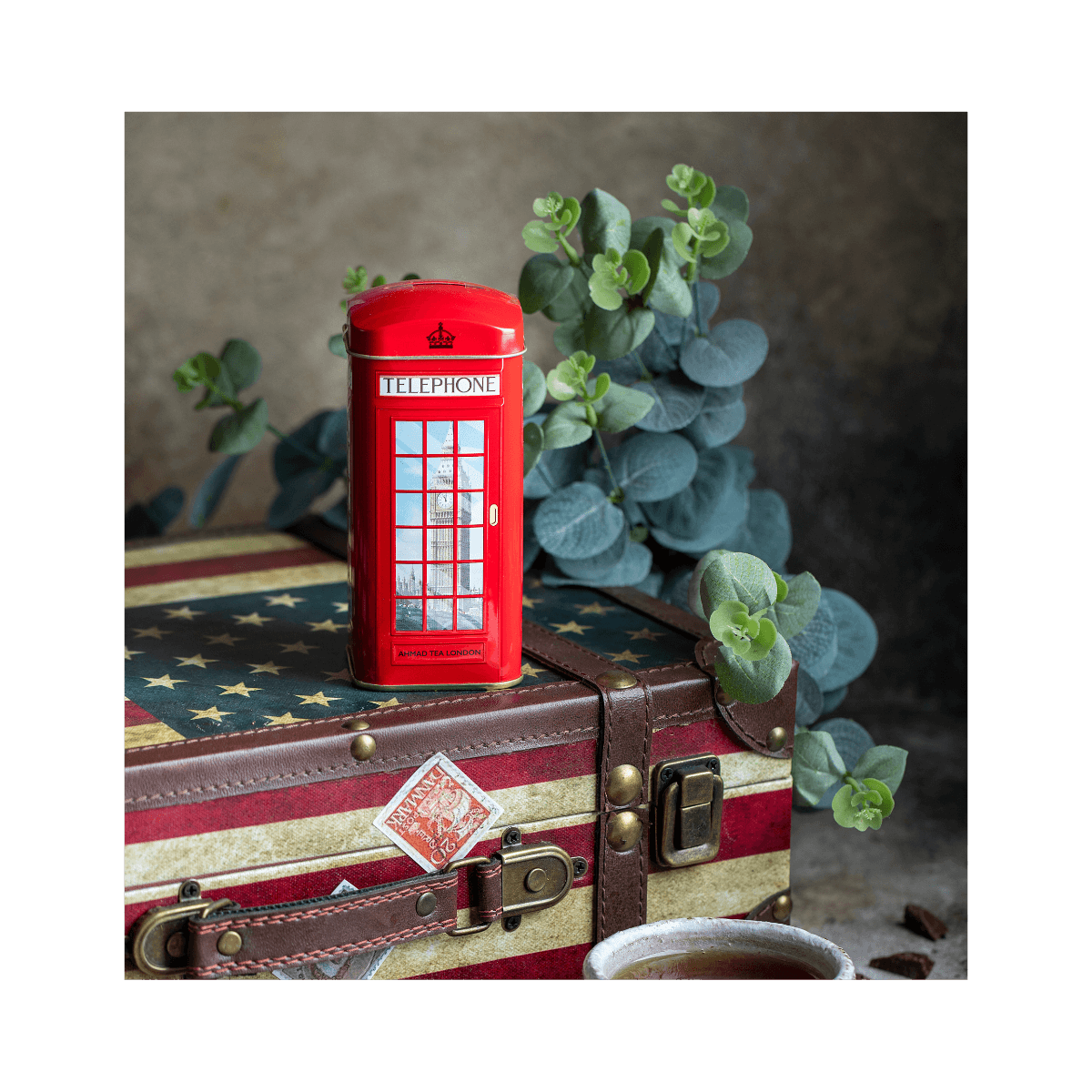 Ahmad Tea - English Breakfast Tea Gift - Policeman Telephone Box 40g(1.4oz)