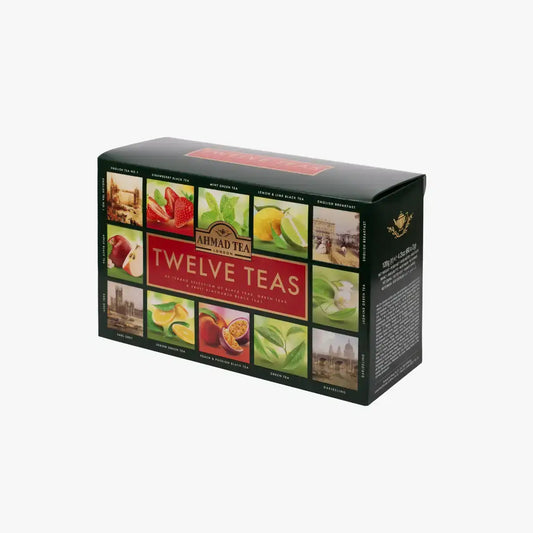 Ahmad Tea - Selection Pack - 60 tea bags - Twelve Teas Gift Box
