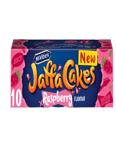 MCVITIES JAFFA CAKES RASPBERRY 10 CAKES