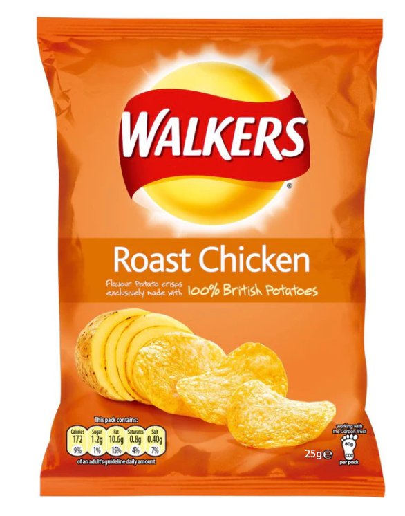 Walkers Roast Chicken Crisps 25g