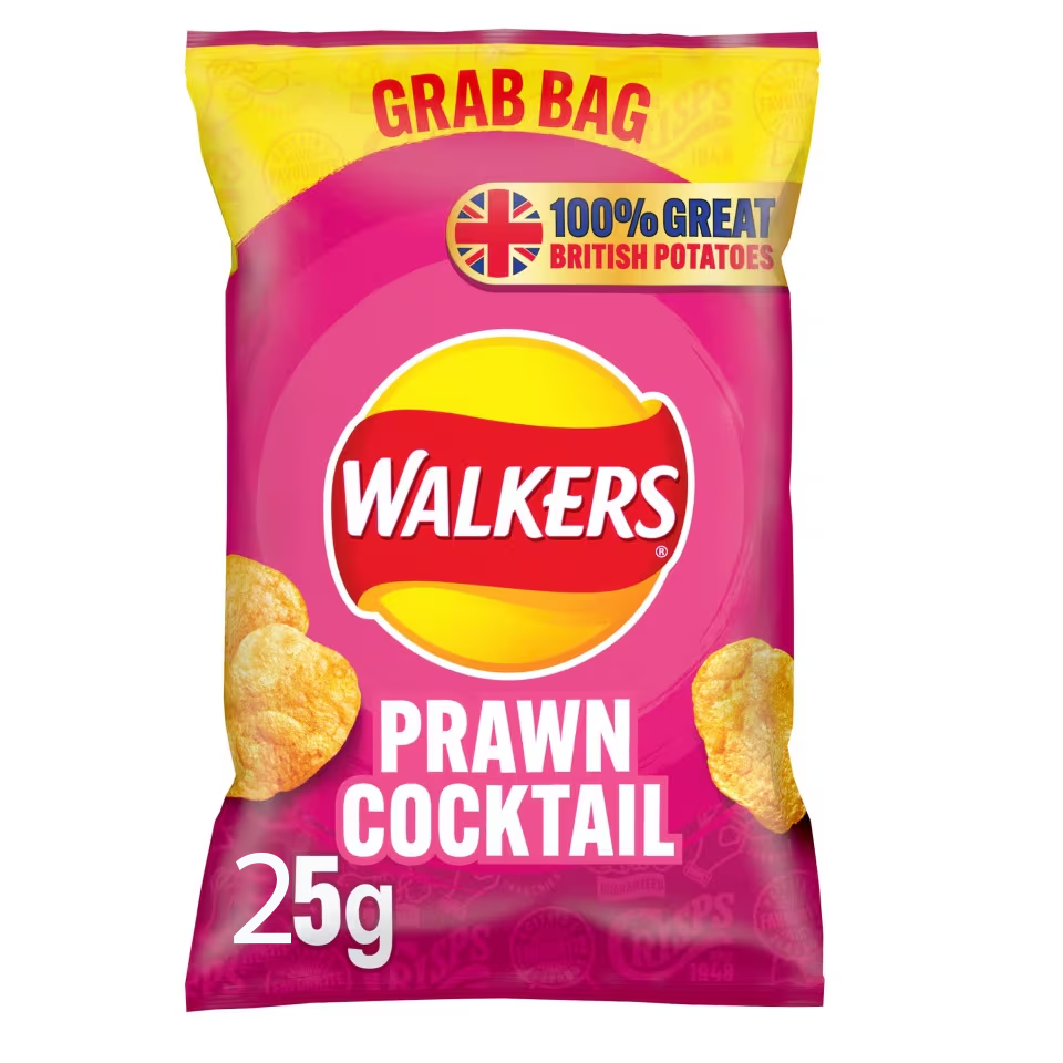 Walkers Prawn Cocktail crisps 25g